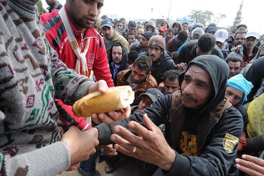 feeding the hungry