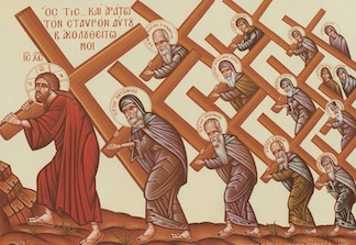 carrying the cross