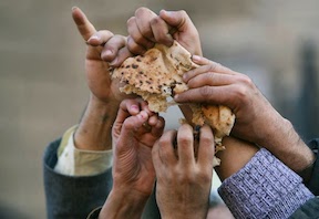 sharing bread