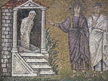 Raising Lazarus (mosaic)
